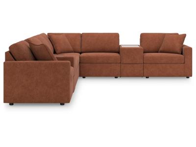 Modmax 8-Piece Storage Sectional in Spice - 92102S11