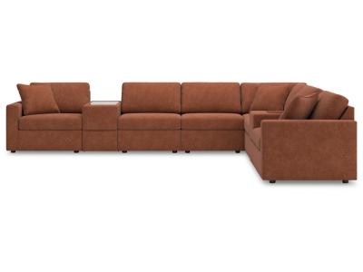 Modmax 8-Piece Storage Sectional in Spice - 92102S11