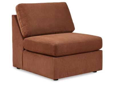 Modmax 4-Piece Audio Console Sectional with Chaise in Spice - 92102S37