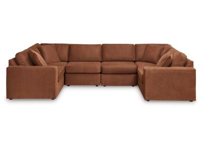 Modmax 6-Piece Sectional in Spice - 92102S8