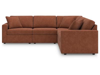 Modmax 5-Piece Sectional in Spice - 92102S6