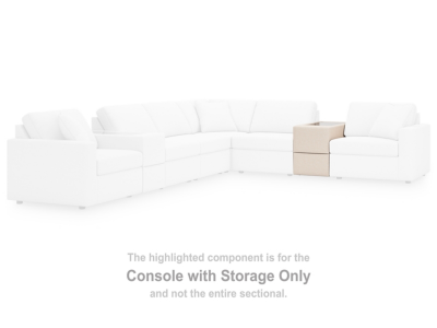 Modmax Console with Storage in Oyster - 9210357