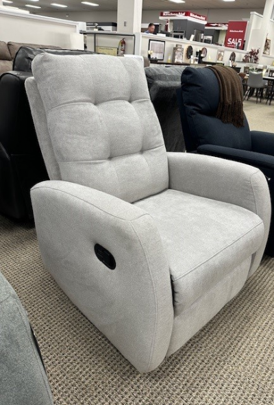 Matthew Rocker Recliner in Light Grey - 9608-RE22-LGRY