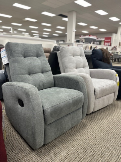 Matthew Rocker Recliner in Dark Grey - 9608-RE22-DGRY