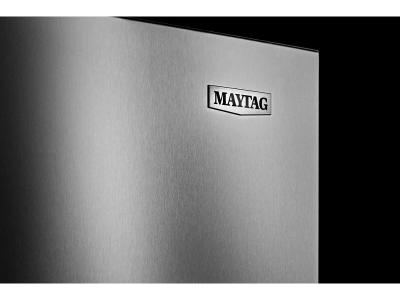 36" Maytag 20.8 Cu. Ft. Wide Counter-Depth Side-by-Side Refrigerator with Arctic Blue Interior - MRSC6636RZ