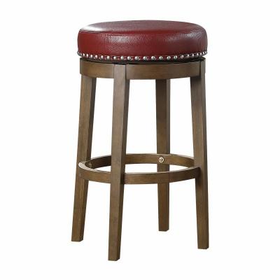 Westby Collection 29" Round Swivel Pub Height Stool in Red - 5681RED-29