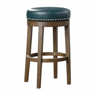 Westby Collection 29" Round Swivel Pub Height Stool in Green - 5681GEN-29