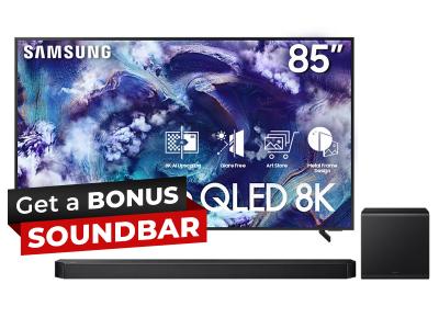 85" Samsung 8K Vision AI Smart TV + Q-series Soundbar Bundle - QN85QN900FFXZC-HW-Q800F