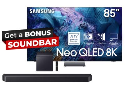 75" Samsung 8K Vision AI Smart TV + Q-series Soundbar Bundle - QN75QN900FFXZC-HW-Q800F