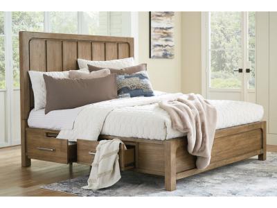 Cabalynn King Panel Bed with Storage - B974B8
