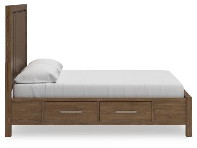 Cabalynn California King Panel Bed with Storage - B974B9