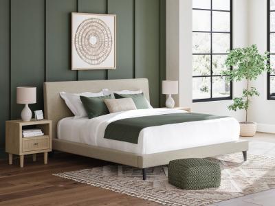 Cielden King UPH Bed w/Roll Slats - B1199-82