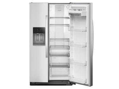 36" Whirlpool Wide Side-by-Side Refrigerator in Fingerprint Resistant Stainless Steel - WRSC6536RZ