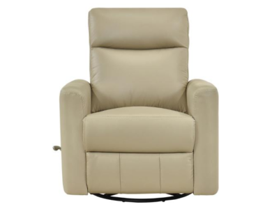 Figaro Collection Swivel Glider Recliner in Latte - 9658LTE-1G