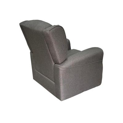 Fiona Collection Swivel Glider Chair in Charcoal - 92068CHR-1G