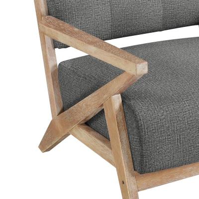 Ollen Collection Stationary Fabric Accent Chair - 1211DG-1