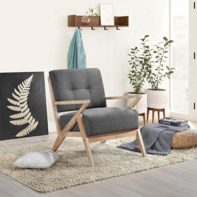 Ollen Collection Stationary Fabric Accent Chair - 1211DG-1