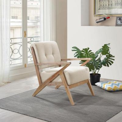 Ollen Collection Stationary Fabric Accent Chair - 1211SN-1