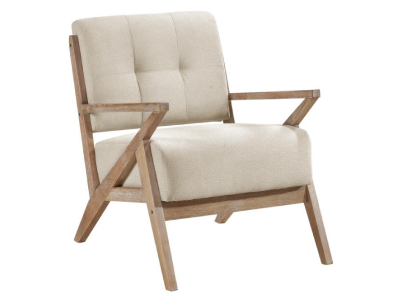 Ollen Collection Stationary Fabric Accent Chair - 1211SN-1