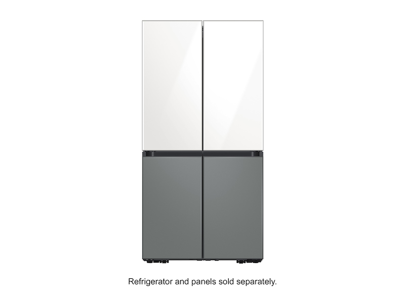 Samsung Bespoke 4-Door Flex Refrigerator Panel in White Glass - RA-F18DUU35/AA