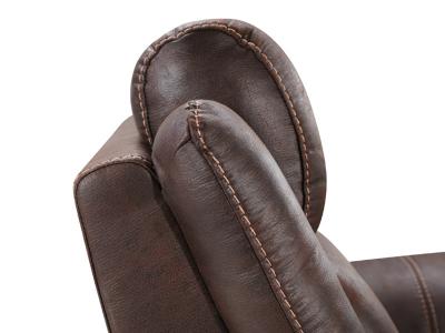 Primo International Wayne Manual Glider Recliner in Crackle Brown - C-WAYNE-BRN-RECL