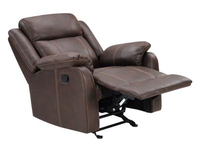 Primo International Wayne Manual Glider Recliner in Crackle Brown - C-WAYNE-BRN-RECL