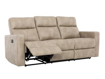 Primo International Bruce Reclining Sofa in Taupe - 71012