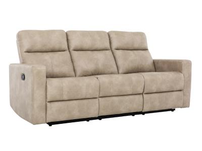Primo International Bruce Reclining Sofa in Taupe - 71012