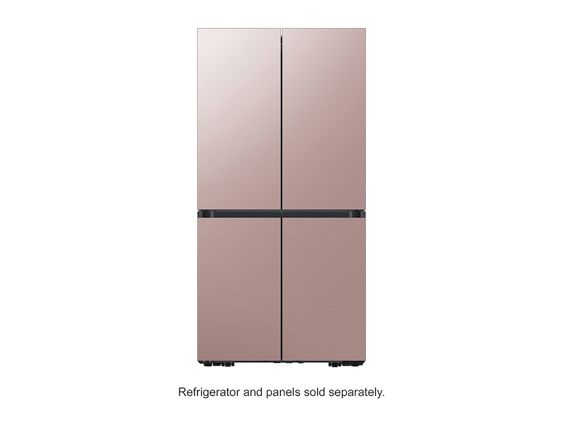 Samsung Bespoke 4-Door Flex Refrigerator Panel in Champagne Rose Steel - RA-F18DUUQH/AA