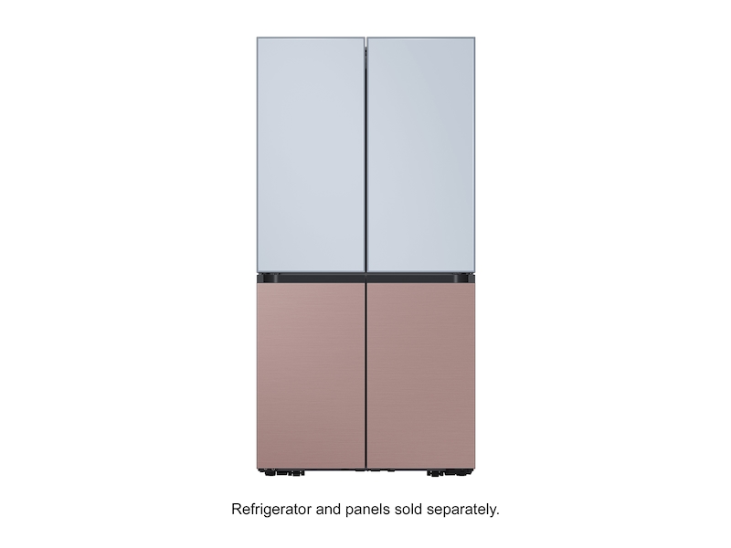 Samsung Bespoke 4-Door Flex Refrigerator Panel in Champagne Rose Steel - RA-F18DBBQH/AA
