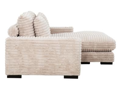 Cuddler Sofa Chaise in Taupe - C-CUDDLER-T-K