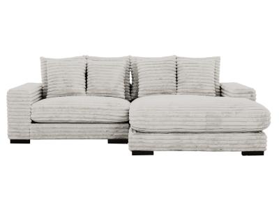 Cuddler Sofa Chaise in Grey - C-CUDDLER-GRY-K