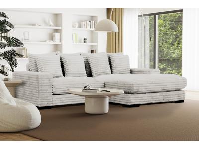 Cuddler Sofa Chaise in Grey - C-CUDDLER-GRY-K