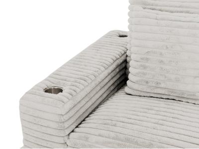 Cuddler Sofa Chaise in Grey - C-CUDDLER-GRY-K