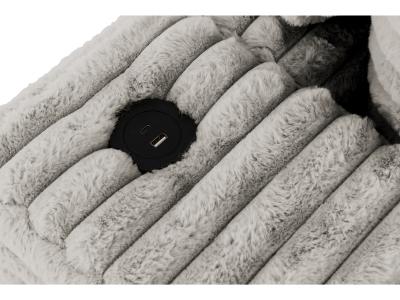 Cuddler Sofa Chaise in Grey - C-CUDDLER-GRY-K