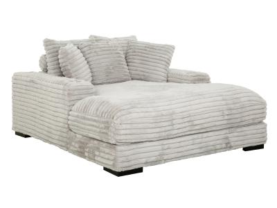 Cuddler Oversized Chaise in Grey - C-CUDDLER-GRY-OC