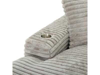 Cuddler Oversized Chaise in Grey - C-CUDDLER-GRY-OC