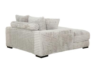 Cuddler Oversized Chaise in Grey - C-CUDDLER-GRY-OC