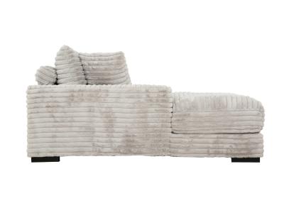 Cuddler Oversized Chaise in Grey - C-CUDDLER-GRY-OC