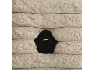 Cuddler Oversized Chaise in Taupe - C-CUDDLER-TAU-OC