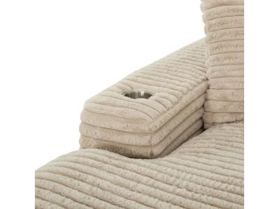 Cuddler Oversized Chaise in Taupe - C-CUDDLER-TAU-OC