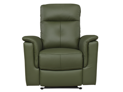 Mazin Furniture Power Glider Leather Match Recliner in Green - M-9620PGRN-1G