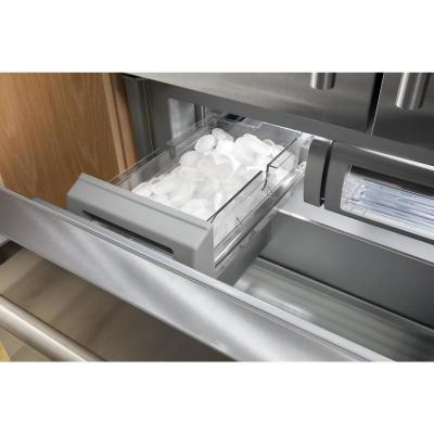 36" Kitchenaid 20.8 Cu. Ft. Built-In Bottom Mount Refrigerator with Platinum Interior - KBBL336SPS
