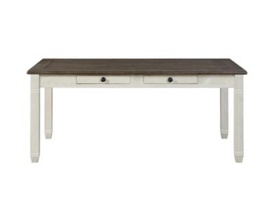Country Chic Collection Dining Table with Drawers - 5627NWS-72