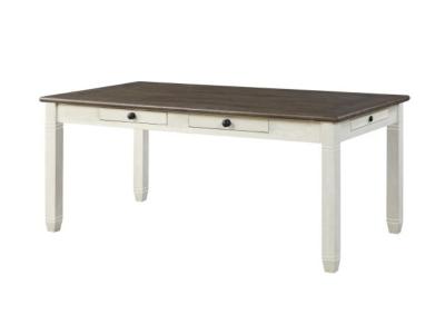 Country Chic Collection Dining Table with Drawers - 5627NWS-72