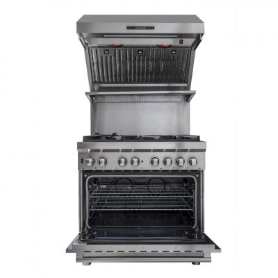 36" Forno Savona Wall Mount Range Hood with Baffle Filter and Back Splash - FRHWM5029-36
