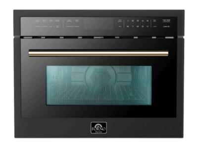24" Forno 1.6 Cu. Ft. Oliena 1750 Watt Compact Oven Microwave - FMWDR3093-24BLK