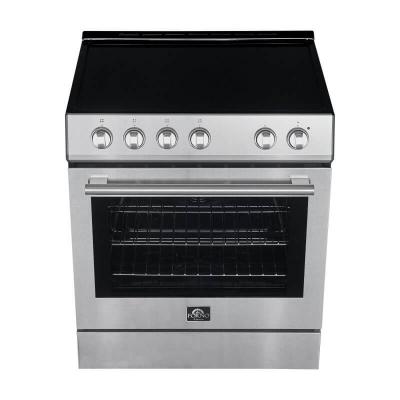30" Forno Leonardo Espresso Slide-In Electric 5.0 cu.ft. Oven Range - FFSEL6022-30
