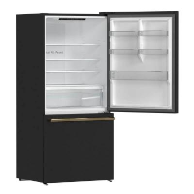 31" Forno Milano Espresso 17.2 cu. ft. Bottom Freezer Right Swing Door Refrigerator - FFFFD1785-31BLK