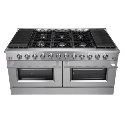 60" Forno Galiano  8.64 cu. ft. 10 Burners Double Convection Ovens Gas Range - FFSGS6244-60